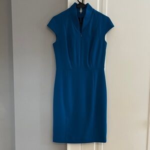 Nora Gardner teal pencil dress 6